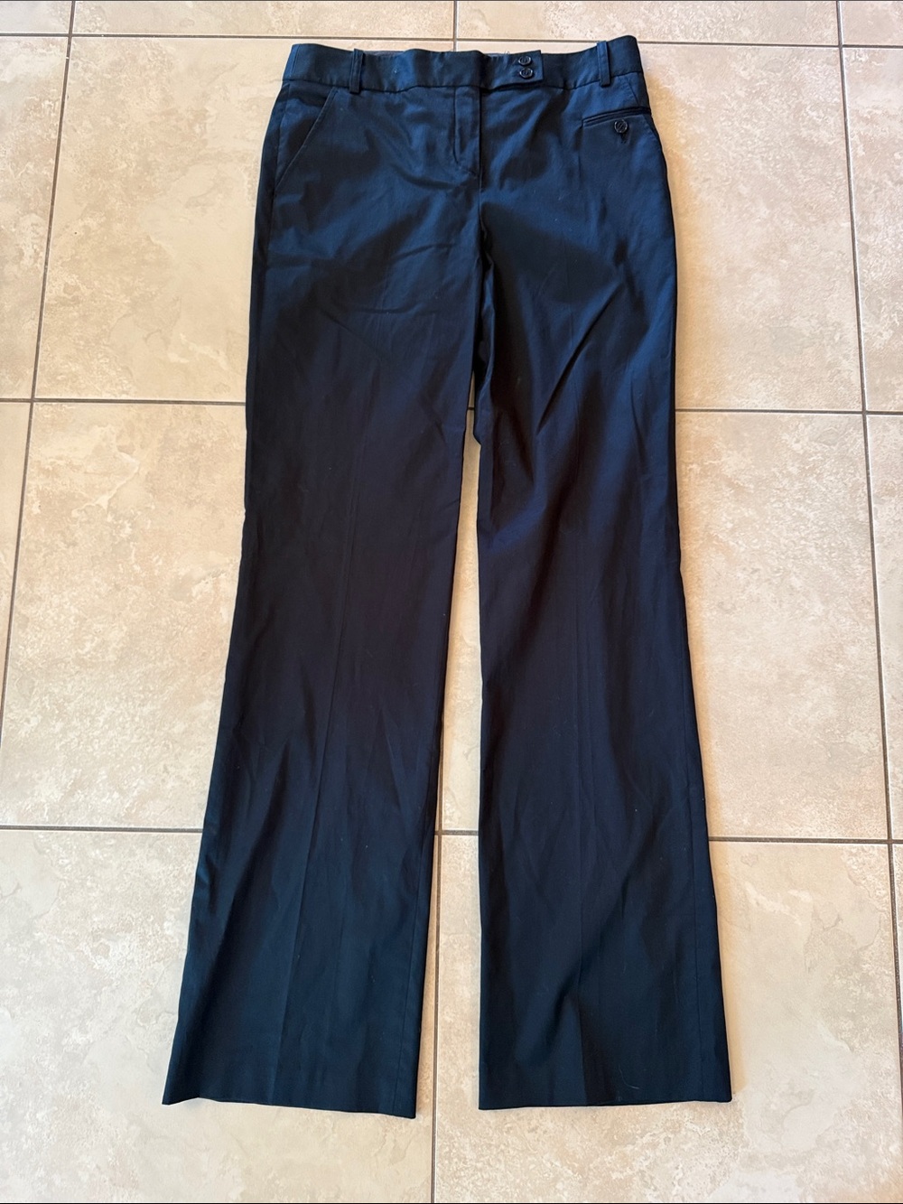 BCBGMaxAzria Black Wide-Leg Dress Pants